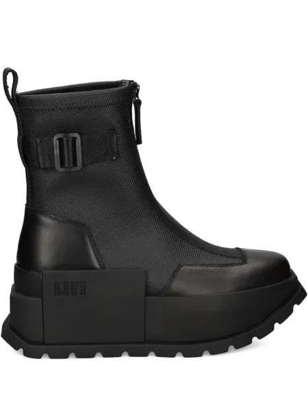 Cizme scurte United Nude din piele negru