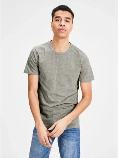 JACK & JONES Tricou amestecat gri