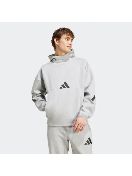 Adidas Majica dugih rukava Z.N.E. siva