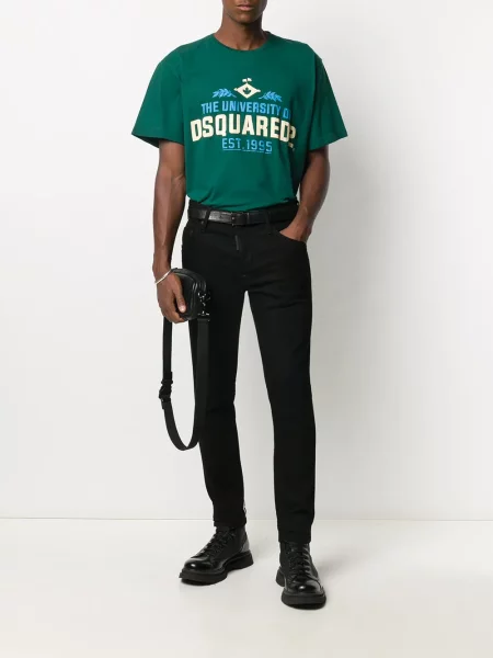 Tricou Dsquared2 cu imagine verde