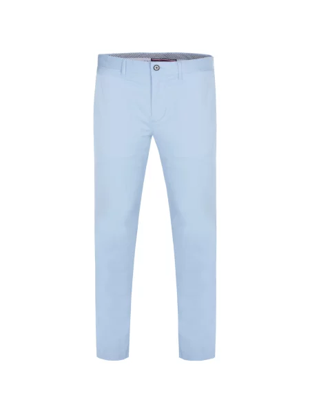 Pantaloni Tommy Hilfiger albastru