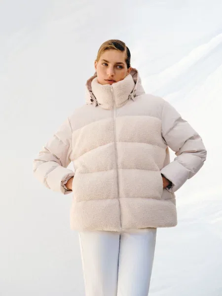 MARCHI Пуховик Молочний