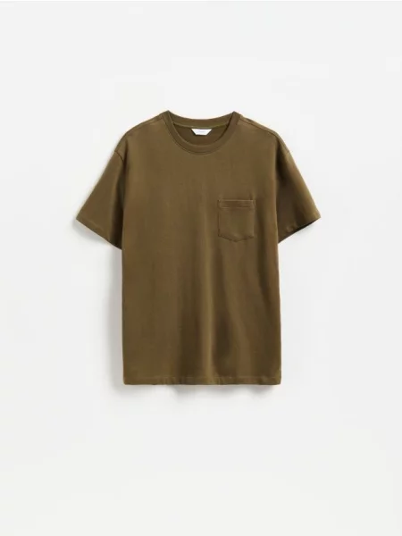 Reserved Tricou cu croială comfort și verde