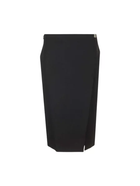 Spódnica Givenchy klasyczna kopertowa czarna