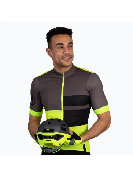 Велофутболка Endura Print S/S hi-viz жовта