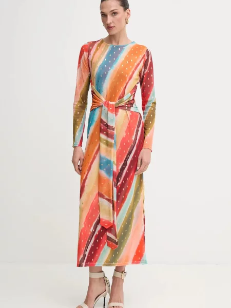 Obleka Never Fully Dressed oranžna