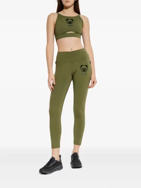 Leggings Moschino teddy verde
