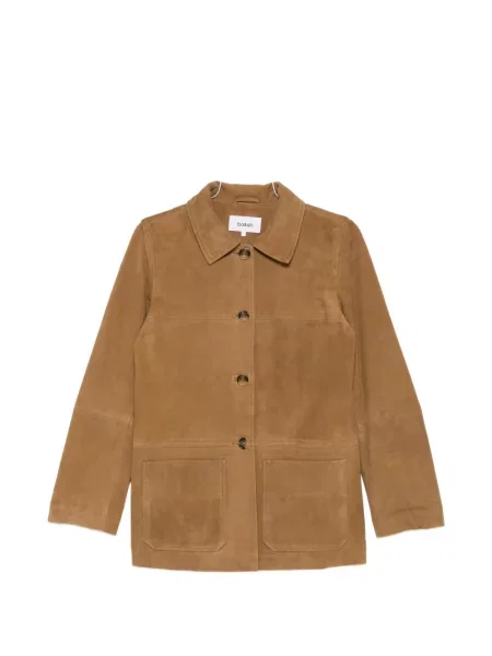 Geacă Ba&sh cu buzunare cu nasturi maro