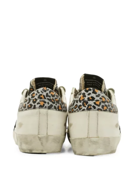 Маратонки Golden Goose Superstar с принт с леопардов принт бяло