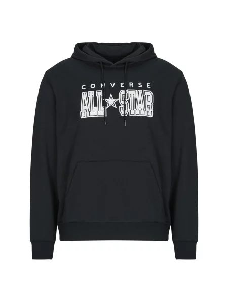 Mikina s kapucí Converse černá