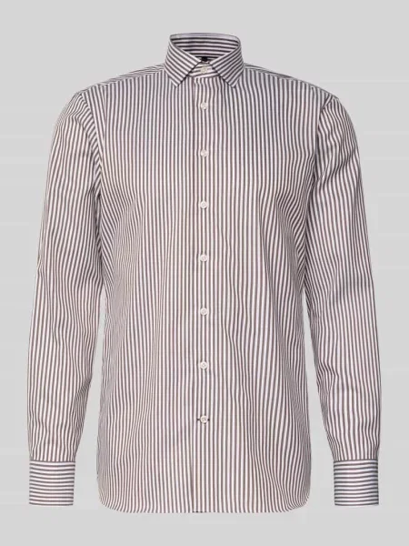 Koszula casualowa o kroju slim fit z kołnierzykiem typu kent model ‘Namur’ Olymp Signature