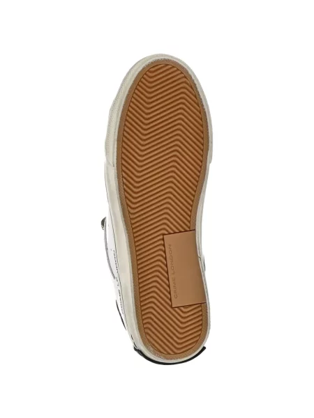 Sneakers Crime London με κορδόνια με δαντέλα λευκό