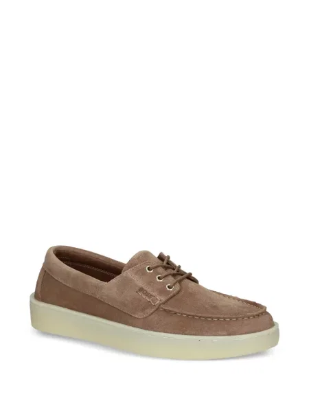 Loaferice Boss od brušene kože smeđa