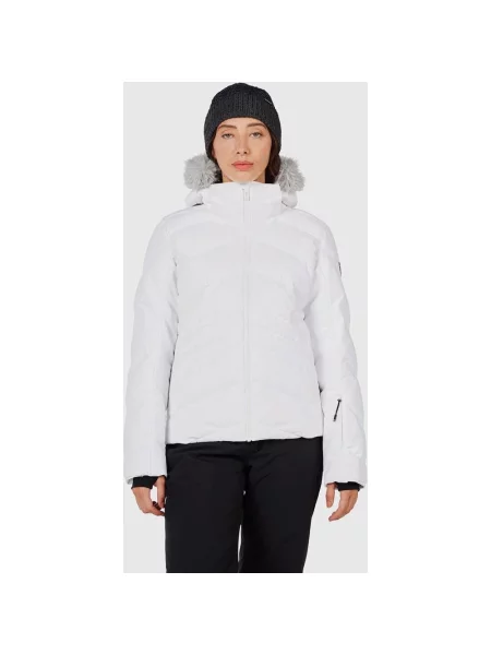 Kurtka z kapturem Rossignol Staci Insulated S biały