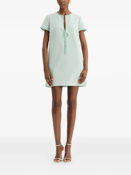 Rochie Oscar De La Renta cu funde verde