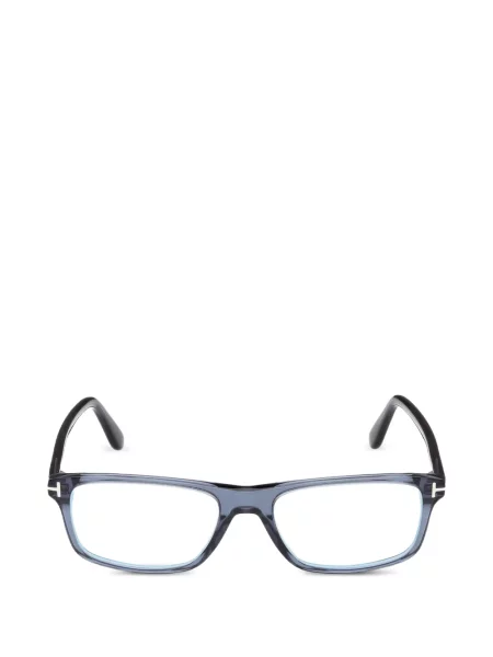 Pravokutne sunčane naočale Tom Ford Eyewear plava