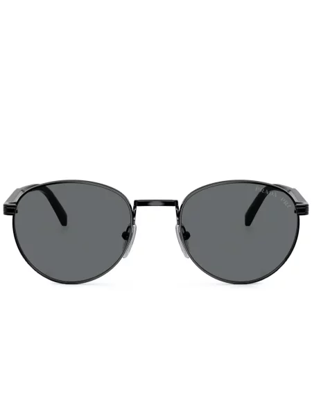 Ochelari de soare rotunzi Prada Eyewear negru