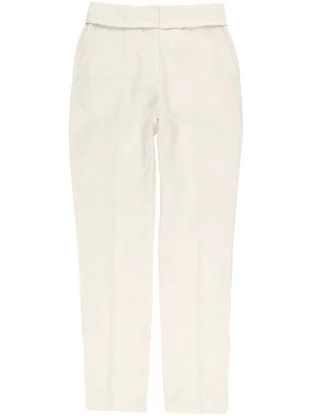 Pantaloni Jacquemus alb