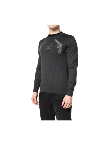 Sweter Dolce And Gabbana szary