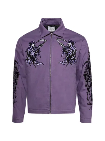 Бизнес яке Warren Lotas виолетово