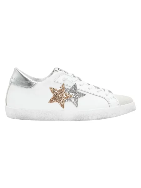 Sneakersy 2star zamszowe białe