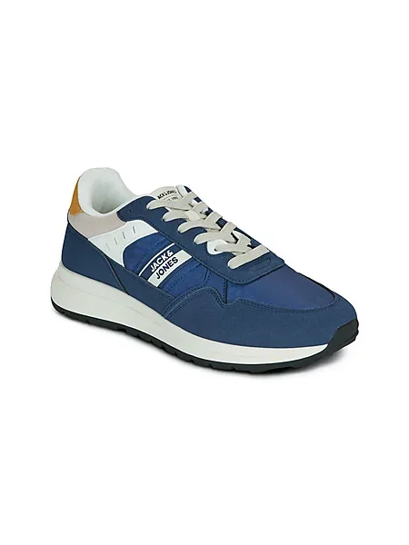 JACK & JONES Nizke superge JFWOSWALD bež / mornarska / bela modra