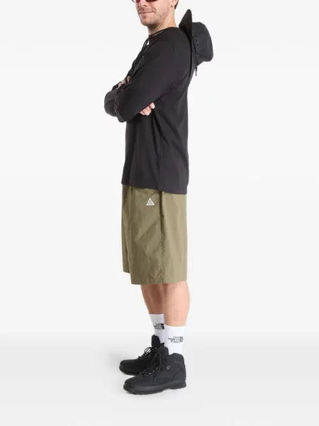 Lung tricou The North Face cu imagine negru
