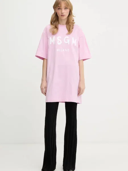 MSGM sukienka różowa