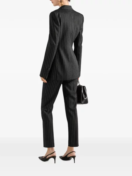 Vilnonės kelnės Dolce & Gabbana juoda