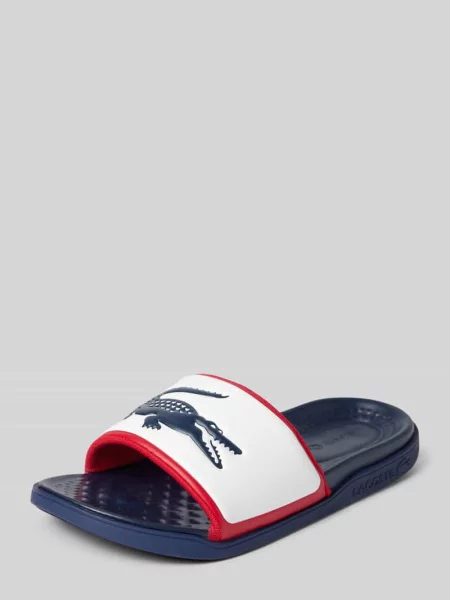 Klapki Lacoste białe