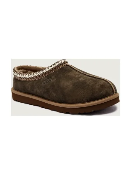 UGG De piele mules încălțăminte M TASMAN BAXTER cu adaos de lână maro