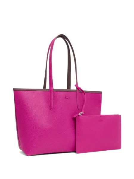 Shopper kabelka Lacoste ružová