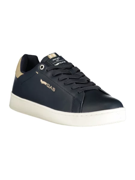 Sneakersy Gas skórzane niebieskie