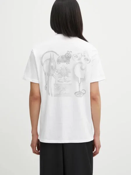 Carhartt WIP tricou din S/S Okniceok 01 T-Shirt cu imprimeu alb