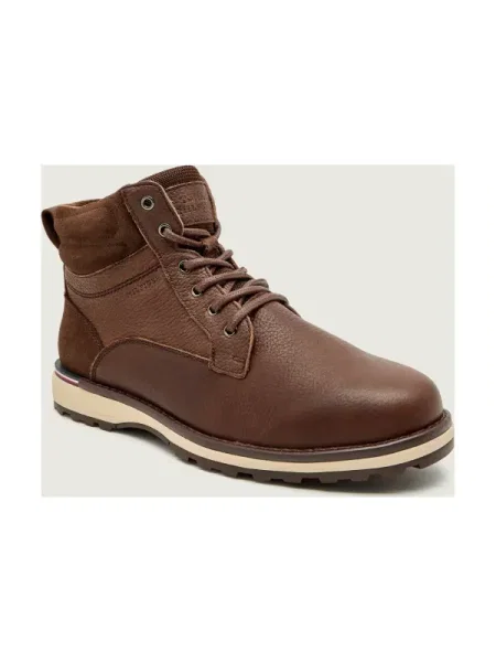 Botine Tommy Hilfiger maro