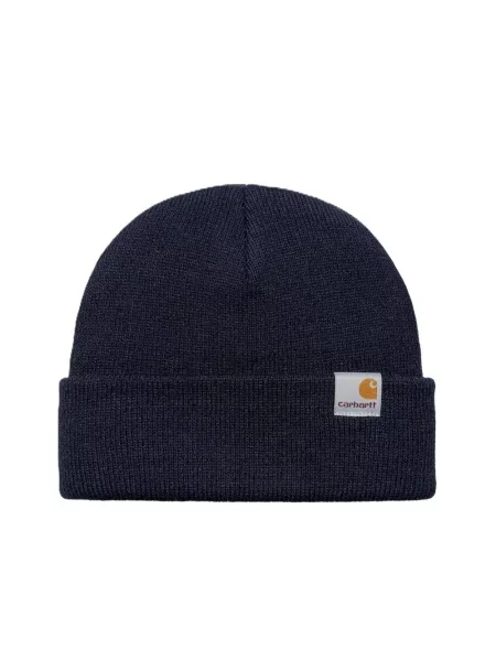 Căciulă Carhartt Wip cu autograf albastru