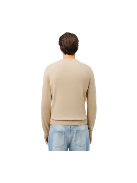 Lacoste sweter beżowy