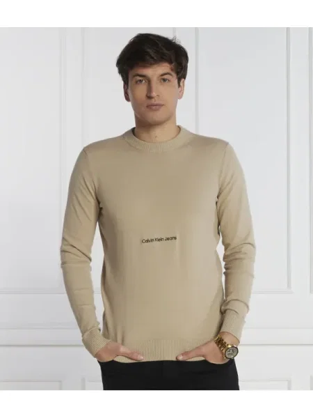 Calvin Klein Jeans Pulover bej