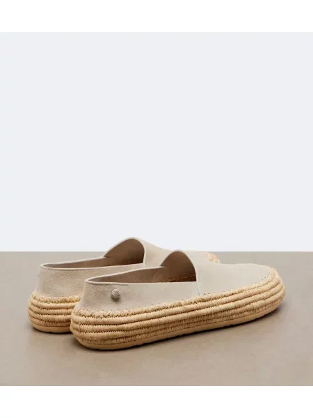 Espadrile Loewe din piele de căprioară gri