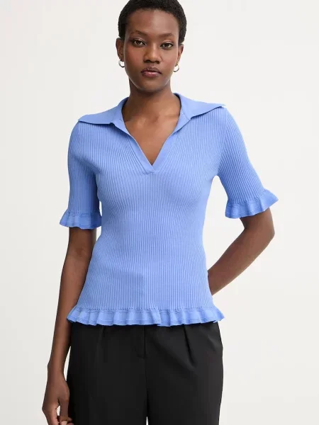 Tricou polo Luisa Spagnoli albastru