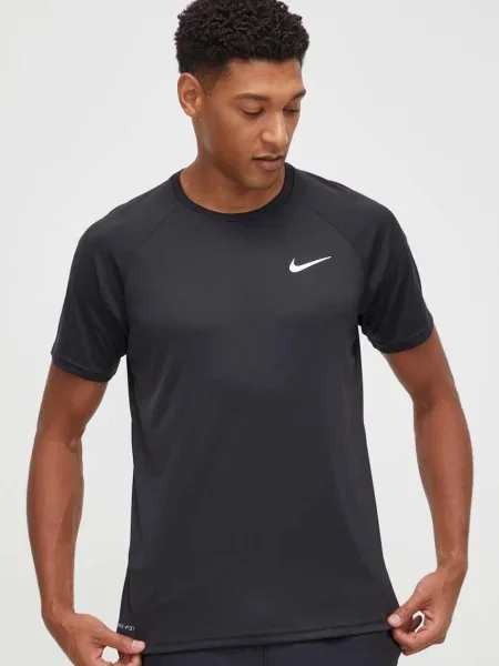 Тренувальна футболка Nike однотонний чорний