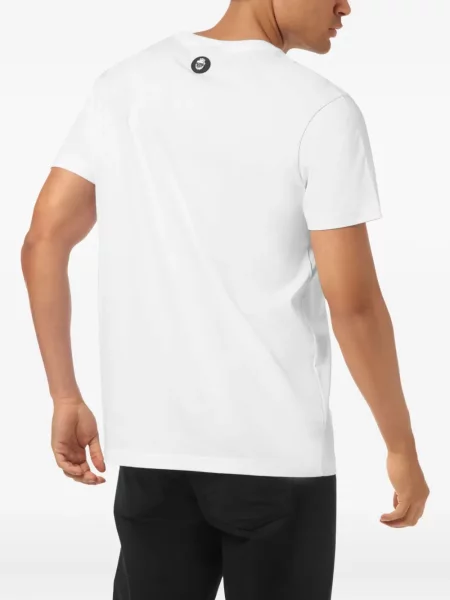 Tricou Billionaire cu imagine cu decolteu rotund alb