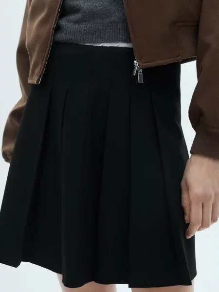 Спідниця міні MANGO чорний