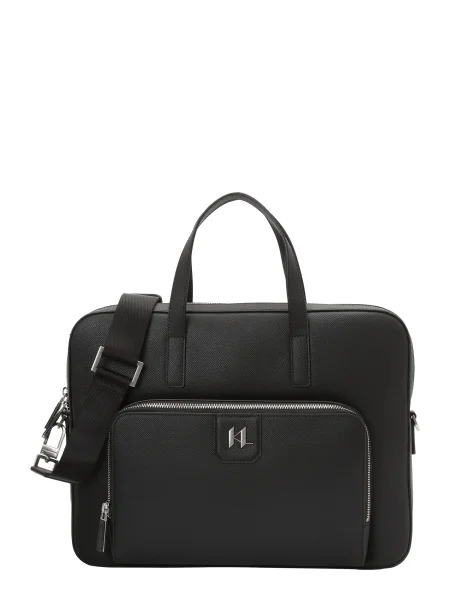 Torba za prenosnik Karl Lagerfeld K/Monogram črna