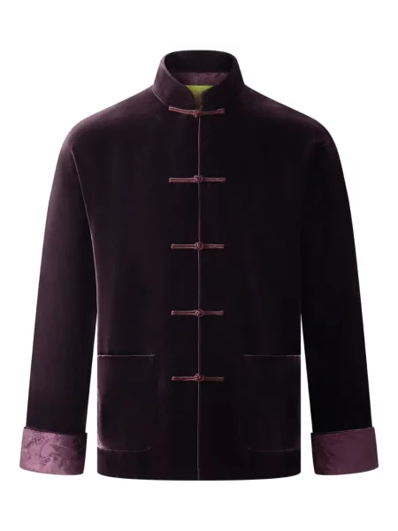 Кадифено яке Shanghai Tang виолетово