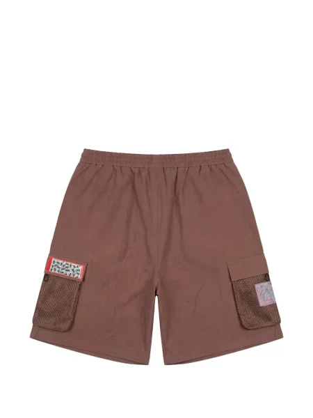 Pantaloni scurți cargo Pas De Mer plasă maro