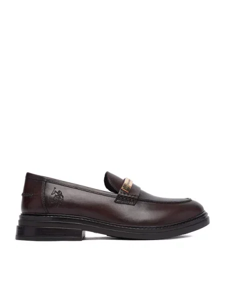 U.S. Polo Assn. Loafersy ciemny brązowy