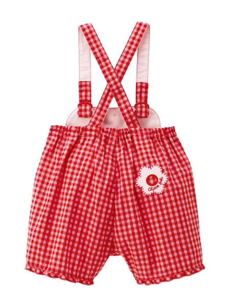 Szorty dziecięce Miki House Chieco Saku czerwone