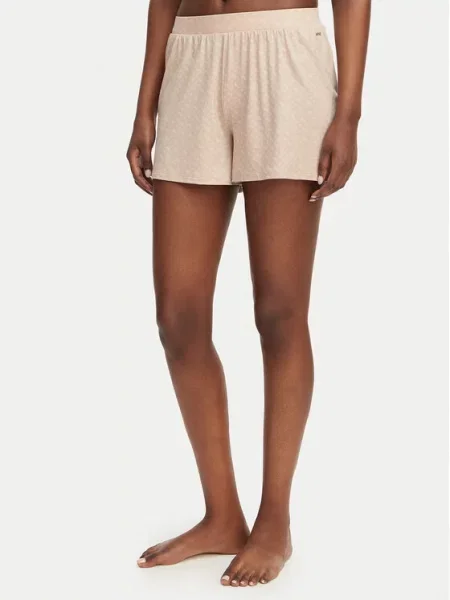 BOSS Pantaloni scurți pijama bej