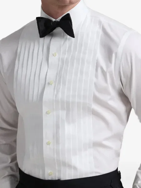 Samt prugasta košulja Polo Ralph Lauren s vezom plava